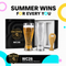 WC26 Match Day Gift Set – 2 Shatterproof Pilsner Cups & Trophy Opener